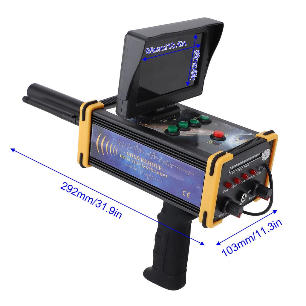20m Depth GRM5 Metal Detector High Sensitivity Precise Detection 400 To 470mhz Metal Scanning Device for Gold Silver