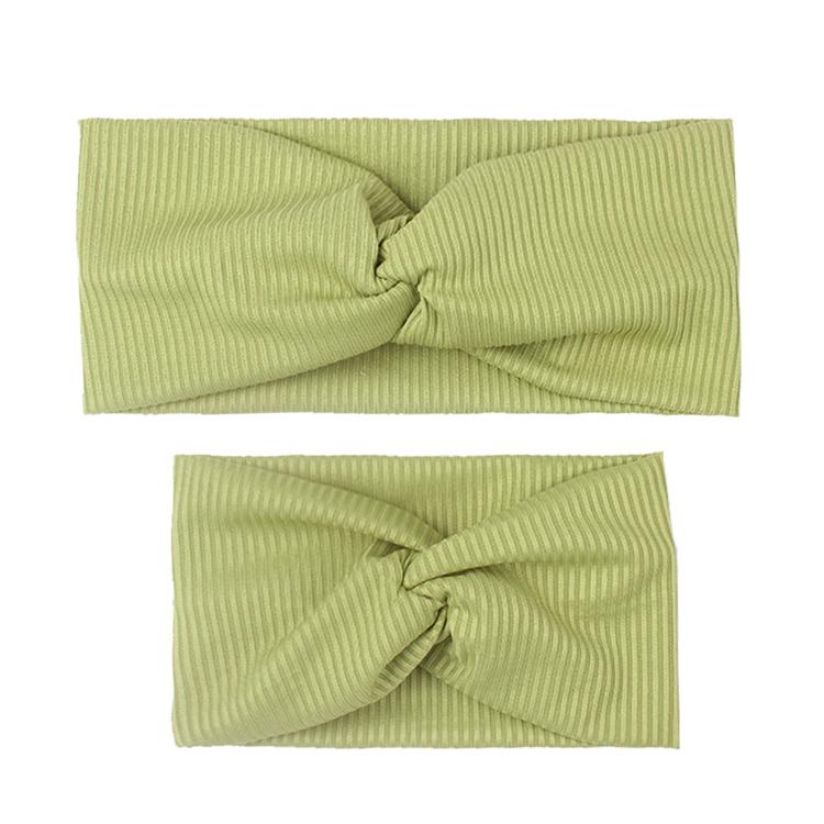 Chic Parent-child Knotted Rabbit Ears Hairbands Accessories Fashion Bow Headwraps Set Elastic Hair Bands