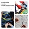 Carbon Steel Long Flat Nose Pliers Small Size Mini Pliers Needle Nose Pliers  Small Object Gripping