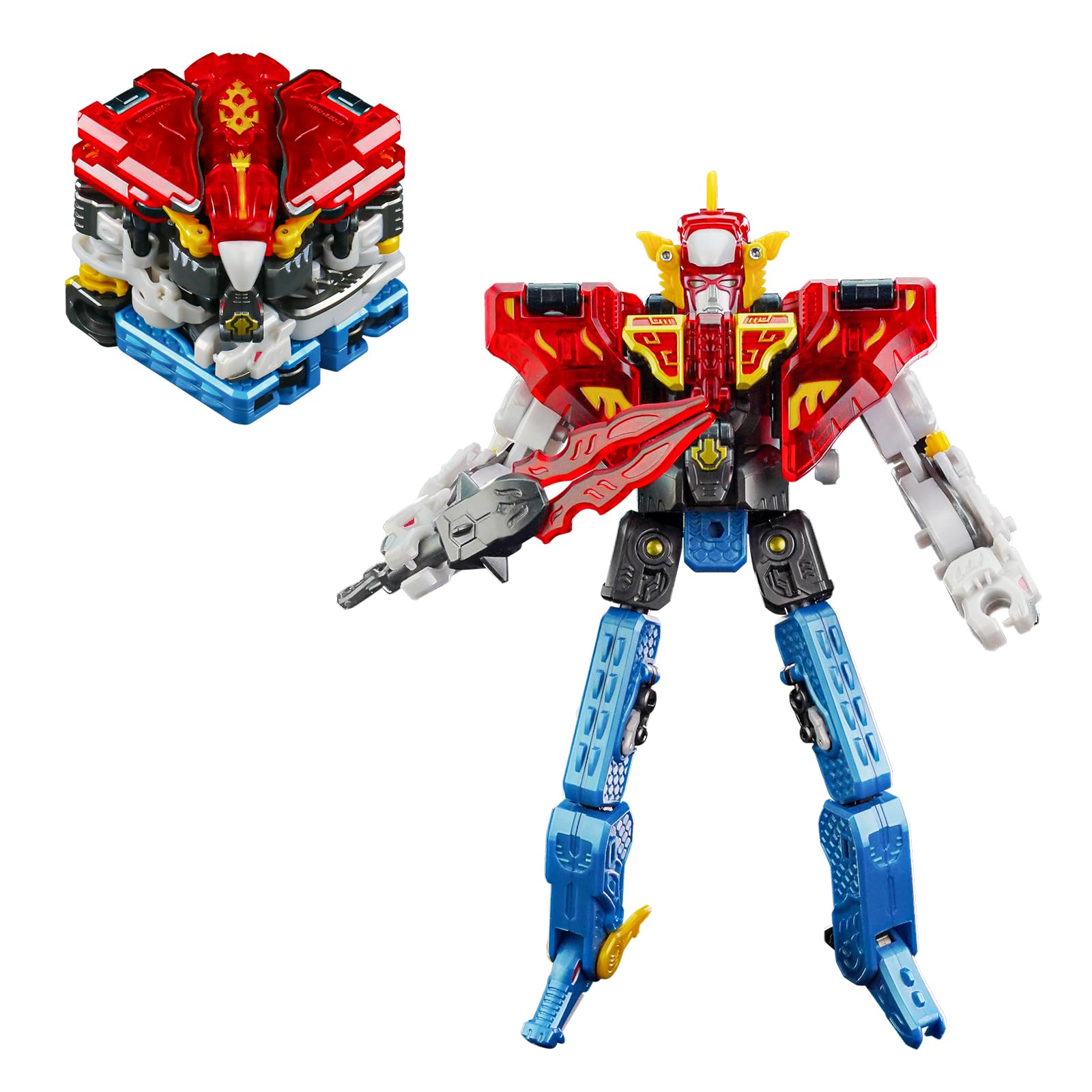 

52TOYS BEASTBOX 14 SQUAD SACREDPOWER ROBO [Quarter Squad: Spiritual Power Robo] Transforming Combination Robot Figure, Retro Sentai Robot,