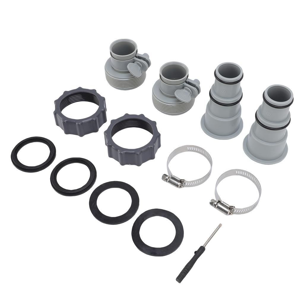 Filter Pump Hose Adapter ABS High Temperature Proof 1.251.5in Pool Filter Pump Hose Connector