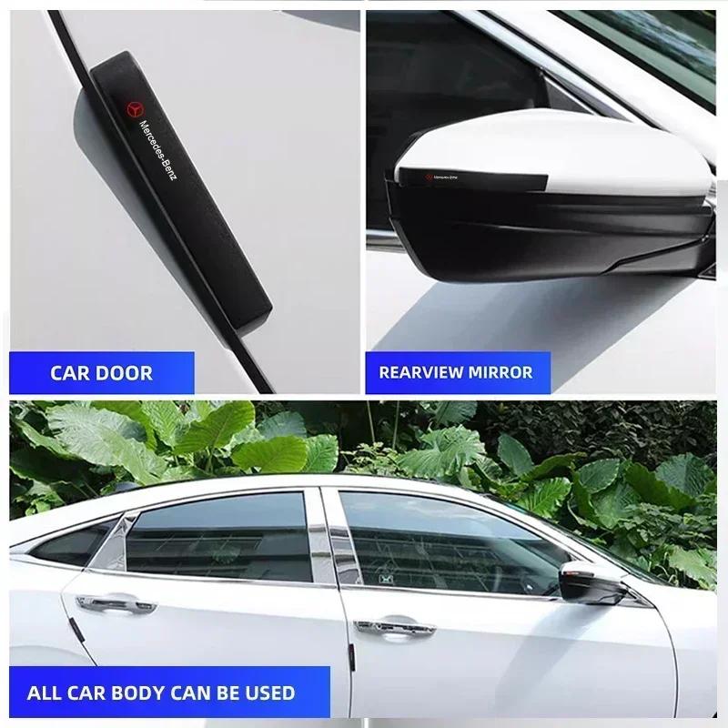 6Pcs Car Door Edge Anti Collision Protector Strips For Mercedes Benz B/C/E/S Class A Class C200L GLE CLA accessories Car Styling