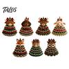 Handmade Birthday Gift Ideas Animal Xmas Tree Crochet Kit, Christmas DIY Cute Desktop Holiday Decorations Highland Cow Forest Craft Kit for Beginners,