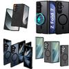 Luxury Translucent Magnetic Strong Magnet Attachment Flip Phone Back Cover for Samsung Galaxy ZFold 7 5G 6 8 Wide Anti Scratch