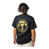 Fuji Uniforms JSDF T-Shirt (Kure District 70th Anniversary) JMSDF Military Commemorative T-Shirt, Dry-Wearing, 100% Polyester (Black, Size 3L)