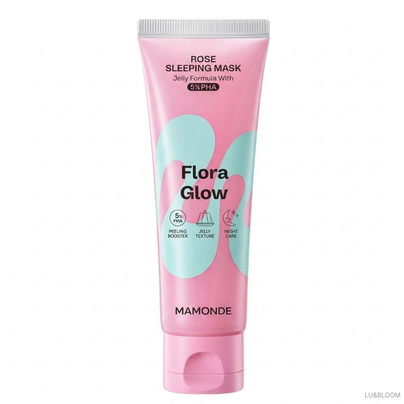 Mamonde Flora Glow Rose Sleeping Mask 80ml (+Free gift)
