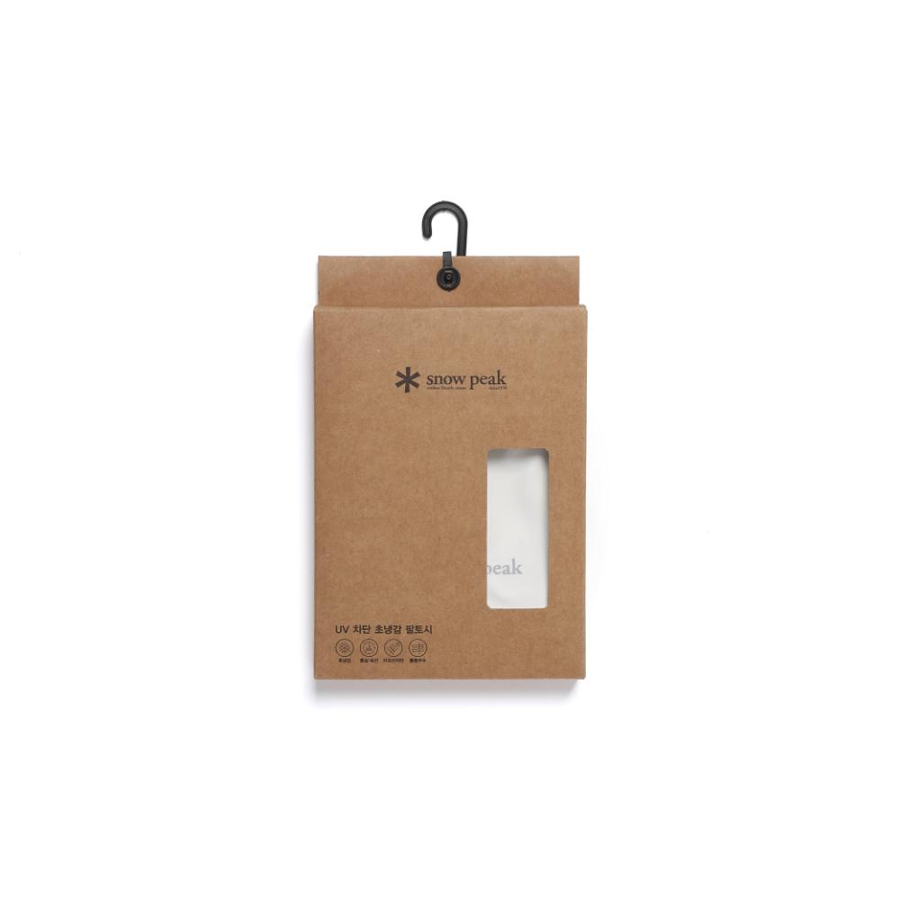 SNOWPEAK UV Protection Ultra-cooling Arm Sleeves White (S26ZUTSU62)