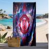Manchester United Printed Beach Towel Quick Dry Soft TowelPortable Large Rectangular Beach Blanket for Travel Swimming Pool