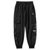 Women Loose Cargo Pants Multi Pockets Elastic Waist Casual Lady Trousers Plus Size