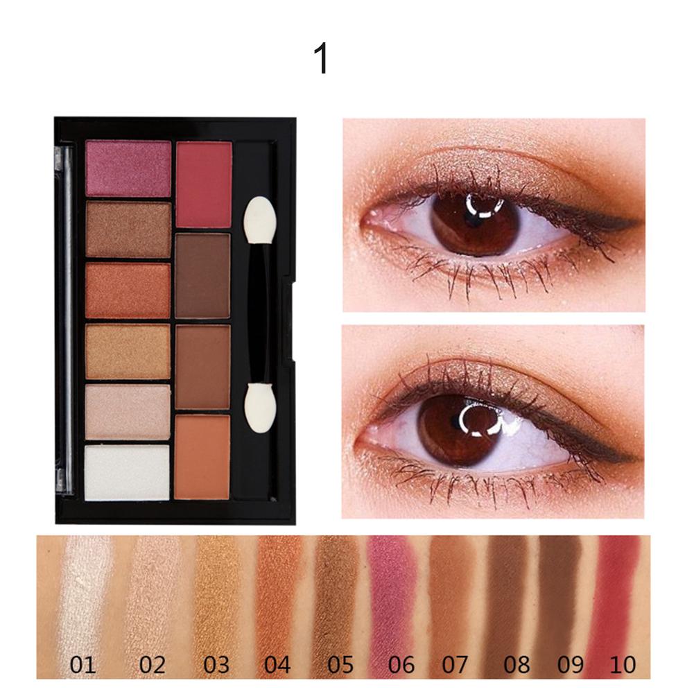10 Smudge Eyeshadow Colors Powder Non Glitter Eye Pigmentbuy at a low