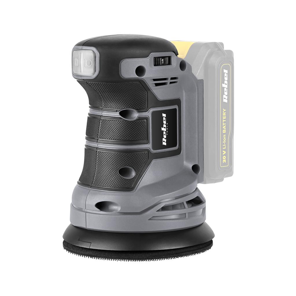 Rebel 20V 2Ah Cordless Random Orbit Sander