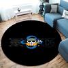 One Piece Logo Round Area Rug Carpet Rug For Living Room Bedroom Sofa Playroom Decor Nonslip Floor Mat