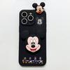 Applicable to Apple 15 Minnie mobile phone case iPhone16promax cute cartoon Mickey with bracket