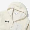 New FILA Velvet Jackets Unisex Ecru FS2PLD4102X-CRM