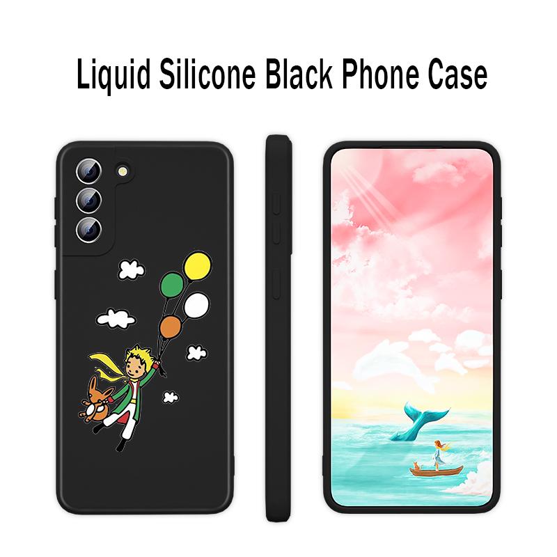

Аниме Маленький принц для Samsung Galaxy Note 20 10 S10 S21 S20 FE Ultra Plus Lite Pro 5G Чехол для телефона Жидкий силиконовый чехол Samsung S21 Ultra 5G