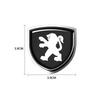Car Metal Shield Logo Car Body Trunk Fender Badge Sticker Accessorie For Peugeot 206 307 308 3008 207 208 407 508 2008 5008 107