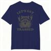 Unisex Tshirts Funny Lets Get Trashed Raccoon Graphic Tee Fashion Summer Animal Lovers Daily Tshirt Trash Panda Sarcastic Top