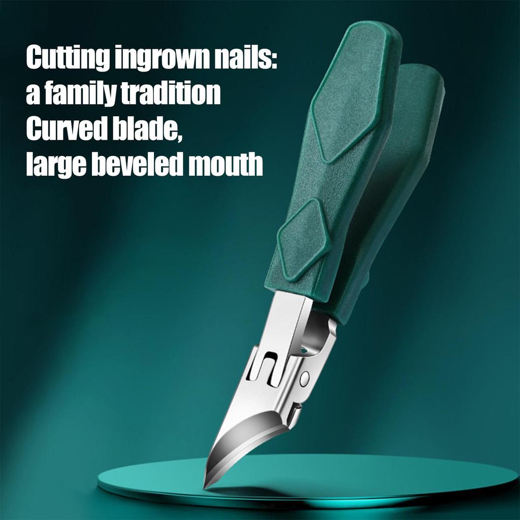 Slanted Nail Clippers Heavy Duty Anti-splash Curved Nail Cutting Pedicure Tools Nail Trimmers  Nail Pedicure Manicure Tools
