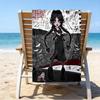 proof beach towel with a Wednesday Addams4 pattern - soft,absorbent,quick-drying,machine washable - perfect for swimming,camping,bathing