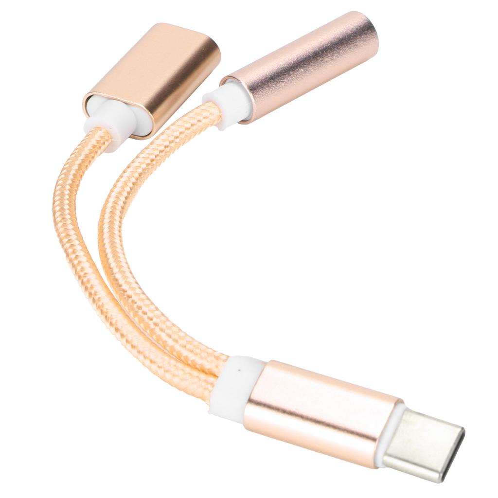 Phone   Adapter Type C To 3.5mm   Earphone Adapter 2 In 1 Converter for XiaomiCelsiusHuawei