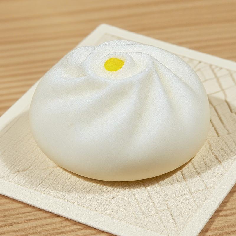 

6cm Simulation Dumpling Pressure Ball Stress Relief Reusable Decompression Toys Children Adults Birthday Gift