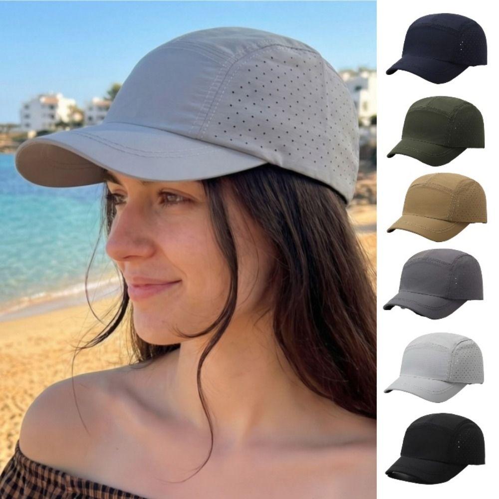 Adjustable Mesh Baseball Cap Ultralight Sports Caps Casual Sun Hat  Unisex
