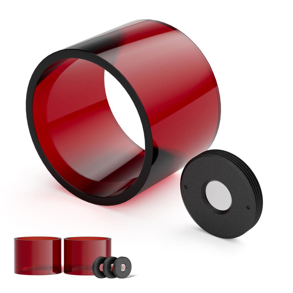 SCULPFUN S9 Original Lens Set 3Pcs Original Standard Lens + 2 Acrylic Covers Highly Transparent Anti Oil And Anti Smoke