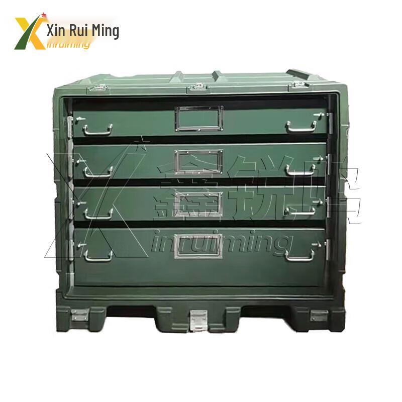 Rotomolded Equipment Box with Four Drawers