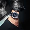 WINNER New Top Men's Watch Men's Skeleton Automatic Mechanical Strap Blue Needle Mechanical Watch Men's Watch