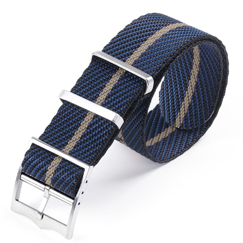 High Density Canvas Nylon Watchband for Rolex 20mm 22mm Replacement Bracelet for Seiko Universal Belt Wristband Watch Accessory