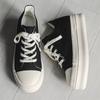 New Men's Thick-soled Heightening Medium-top Men's Shoes Casual Trendy Canvas Shoes Niche High-street Board Shoes Men's X273