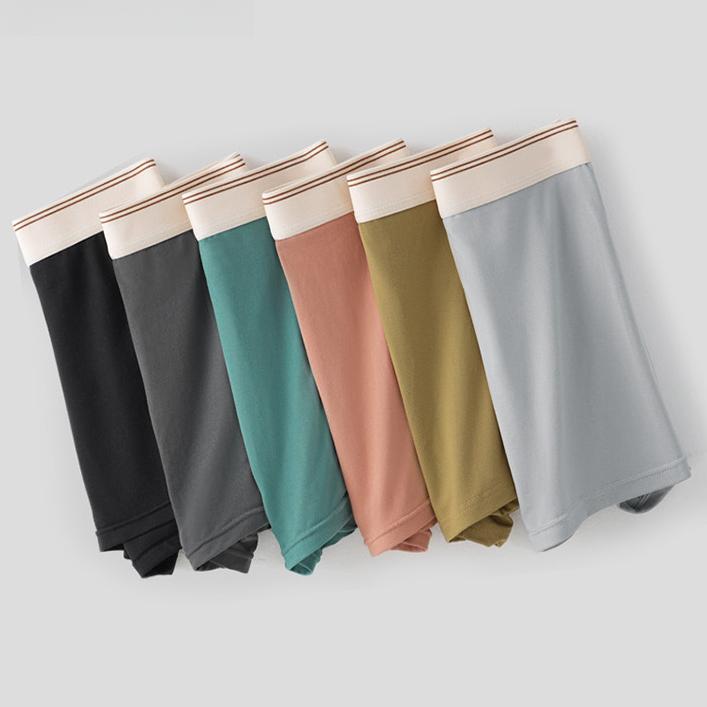 3pcs Men's Underwear Men's Boxer Shorts High Elasticity Breathable Four Cornered Underwear Men's Underwear Boxer Brief