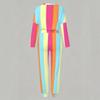 Ladies Long Sleeve Round Neck Blouse And Straight Leg Long Pants Two Piece Soft Daily Wear Set