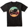Retro Cement Truck Vintage Style Cement Truck Driver T-Shirt (Retro Colors)