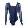 Maillot de Ballet de Manga Larga Body de Gimnasia Elástico Ropa de Baile para Mujeres Adultas Maillots de Bailarina