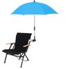D5 Adjustable Sun Umbrella Chair With Clip Baby Stroller Sunshade Umbrella (Umbrella Height 55cm Can Cover A Diameter Of 83cm)