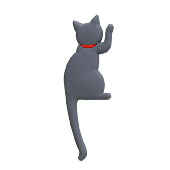Strong Magnetic Cat Tail Fridge Magnet Hook - Creative Japanese Cartoon Design