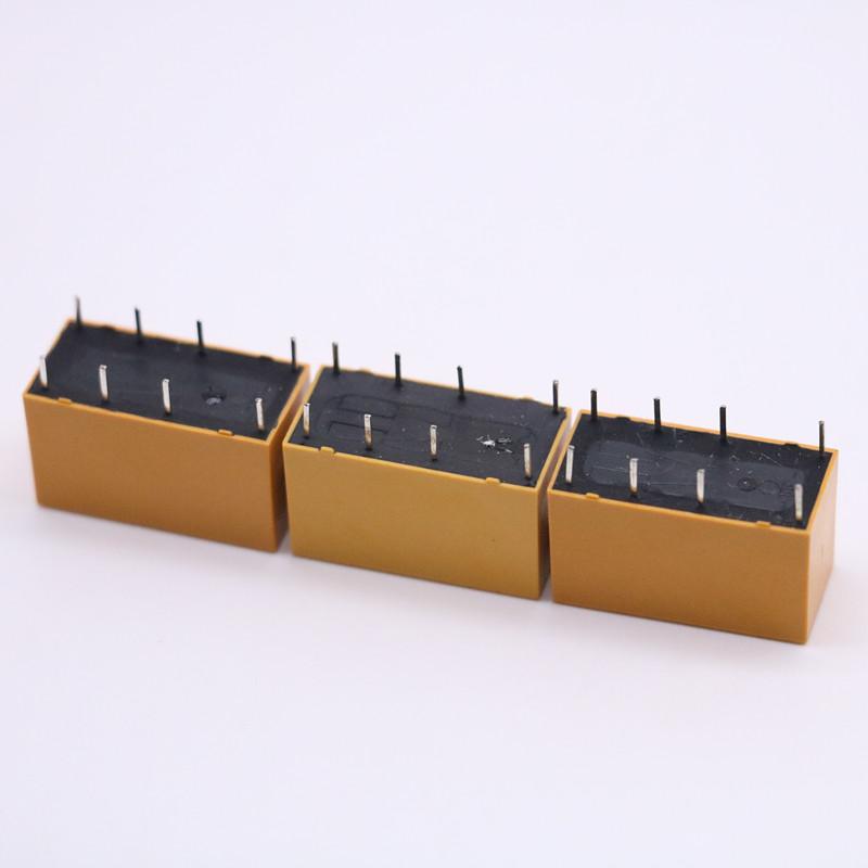 5PCS Mini Power Relay HK19F-DC5V-SHG HK19F-DC12V-SHG HK19F-DC24V-SHG Coil DPDT 8 Pin Relays PCB Type HK19F 2NO 2NC Relays 5