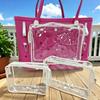 Waterproof PVC Clear Bag Insert Container Hook Accessories Key Holder for Beach Bag Gym And Travel Easy To Install