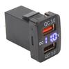 Dual USB Port  R Socket QC3.0 Fast   Charging Outlet Power Adapter for   Fortuner