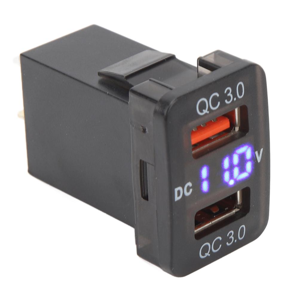 Dual USB Port  R Socket QC3.0 Fast   Charging Outlet Power Adapter for   Fortuner