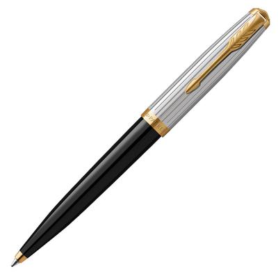 PARKER Ballpoint Pen 51 Modern Heritage Black GT Medium Point Gift Box Genuine Imported Product 2169133 Oil-based