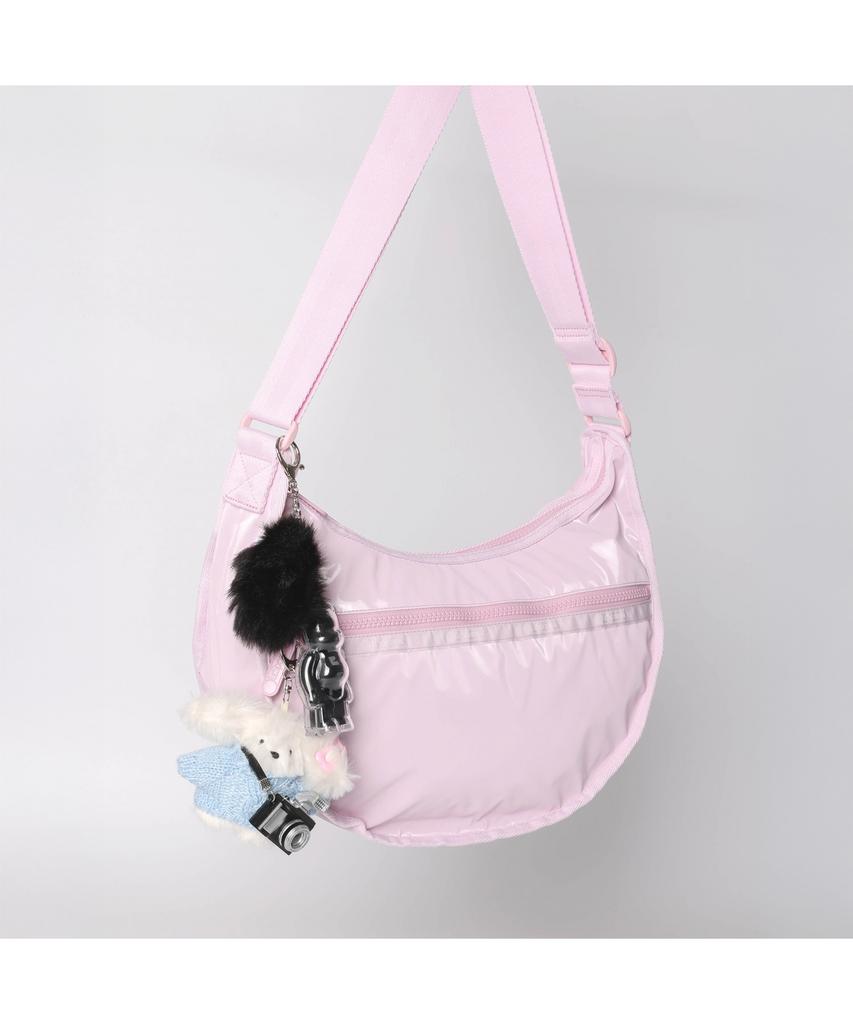 Lesportsac Ice Pink Shine Everyday Hobo Bag [1007.Ma04]
