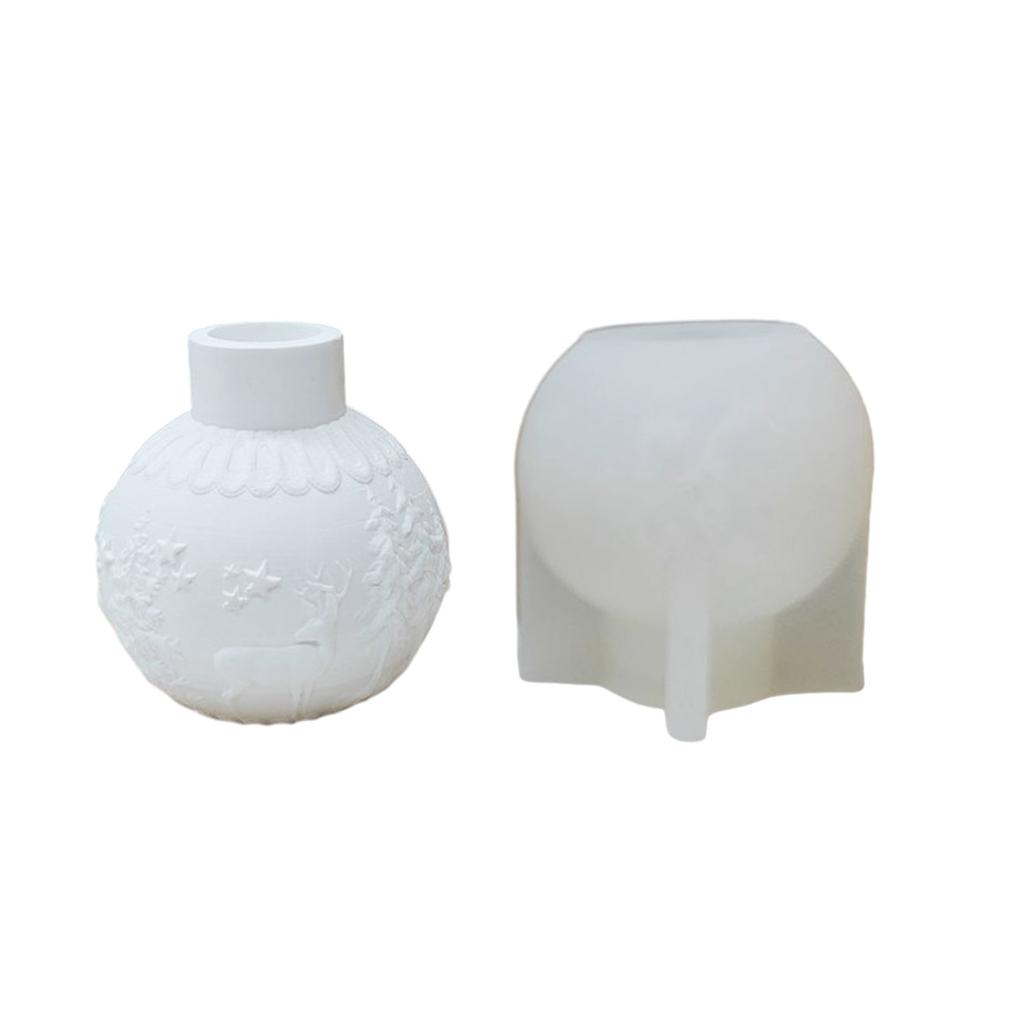 Modische, stabile Silikonform, tragbares Zubehör für kugelförmige Kerzenhalter, einfach zu verwenden, mehrere Größen, für den täglichen Gebrauch.