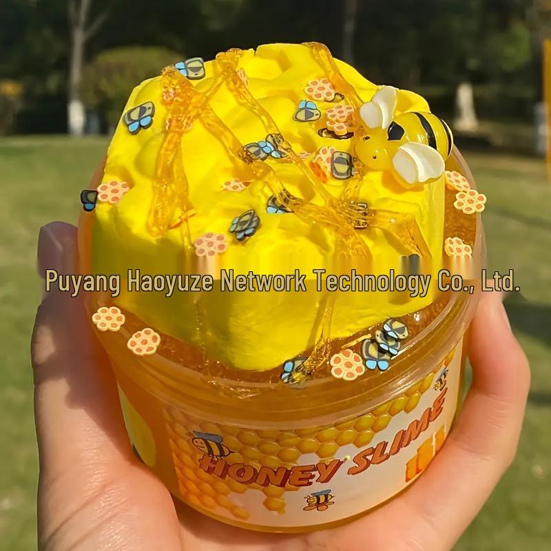 Honey Slime Crystal Clay Set: DIY Decompression Toy for Kids