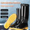 Men's Waterproof Rain Boots: Non-Slip Rubber, Fleece-Lined, Available In Long, Mid-Calf, Short Styles