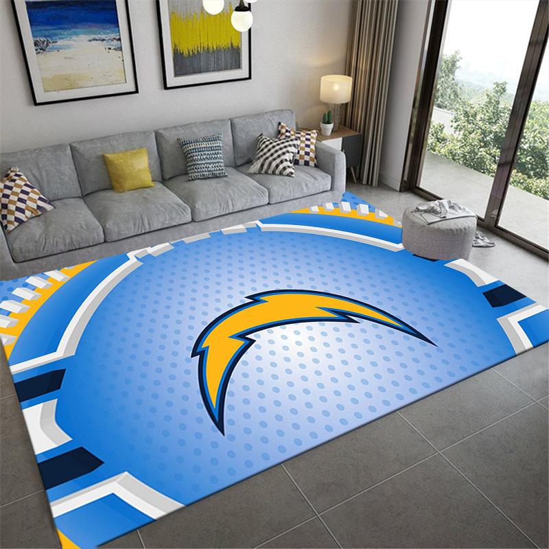 LA Chargers Carpet Rug for Living Room Bedroom Home Sofa Decoration,Kids Play Non-slip Floor Mat