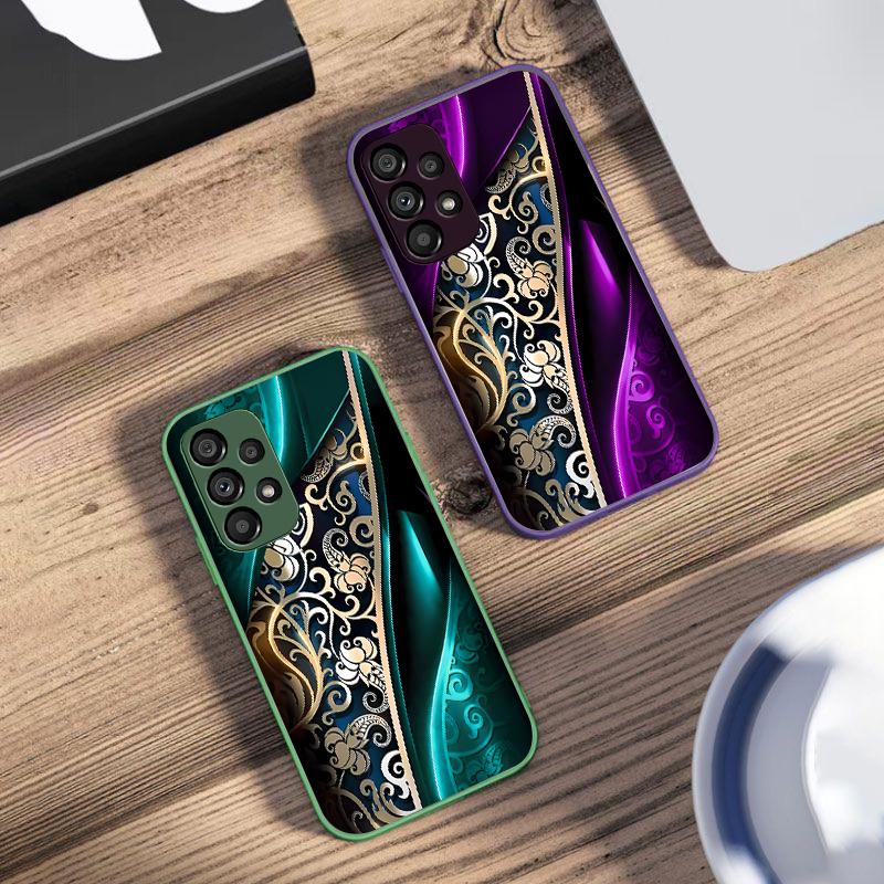 Fate Gear Black For Samsung Galaxy S10 4G S20 11E 30 S21 21Fe 22 S24 Pro S23 Ultra 5G S8 S9 Tempered Glass Phone Case
