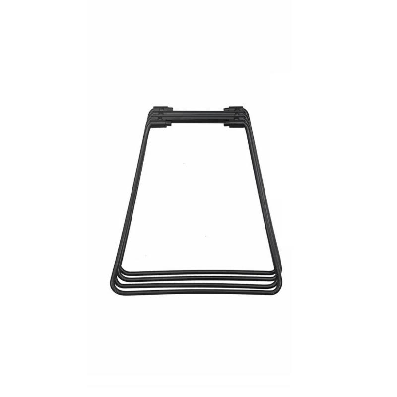 Camping Foldable Metal Stand Portable Metal Luggage Rack Ice Box Holder Coolers Stand for Outdoor Picnics Fishing