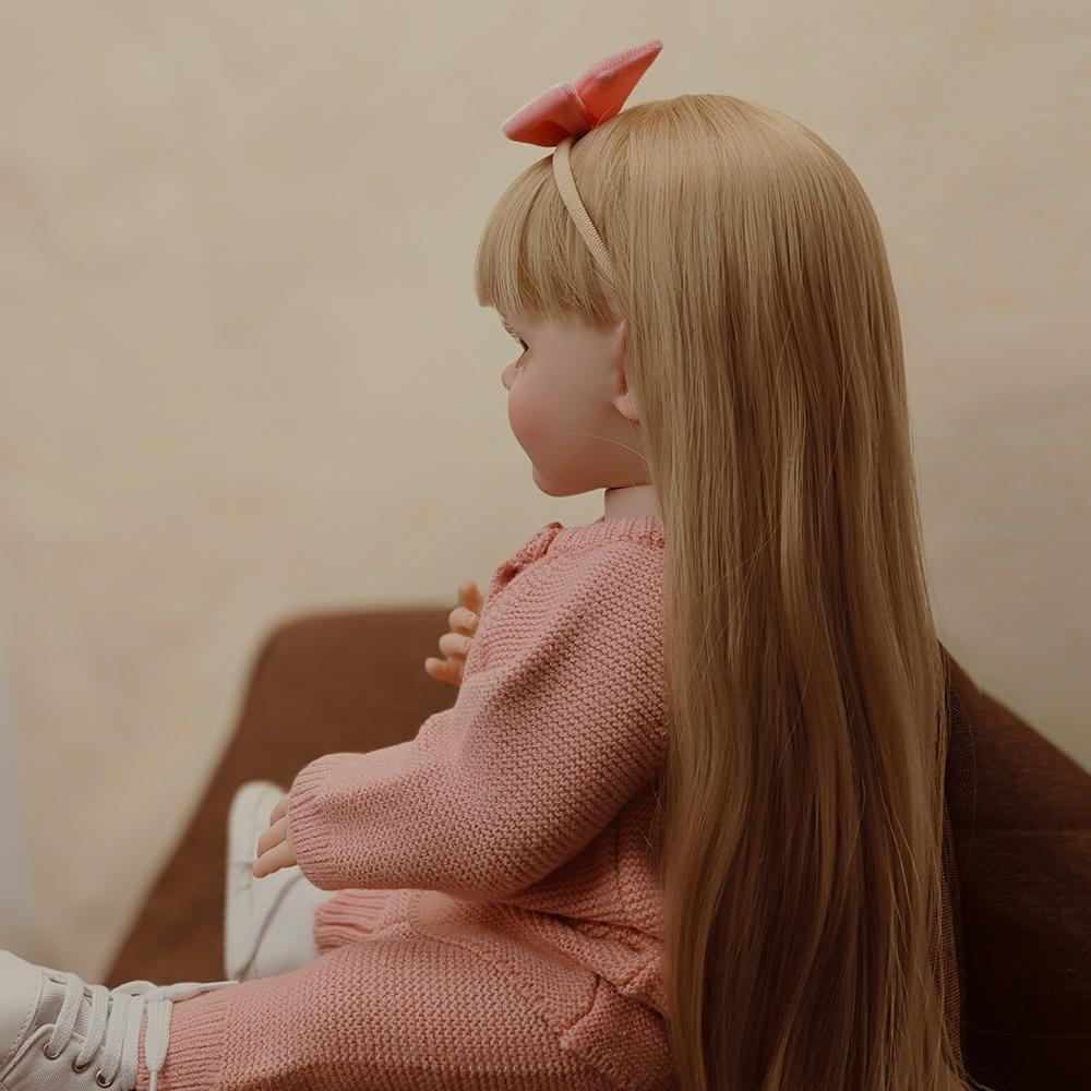 55cm Miękka silikonowa zabawka winylowa na całe ciało Reborn mała dziewczynka lalka Betty realistyczna noworodek peruka włosy prezenty dla dzieci zabawki